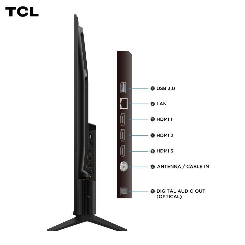TCL SMART TV DE 50" UHD 4K GOOGLE TV V6C