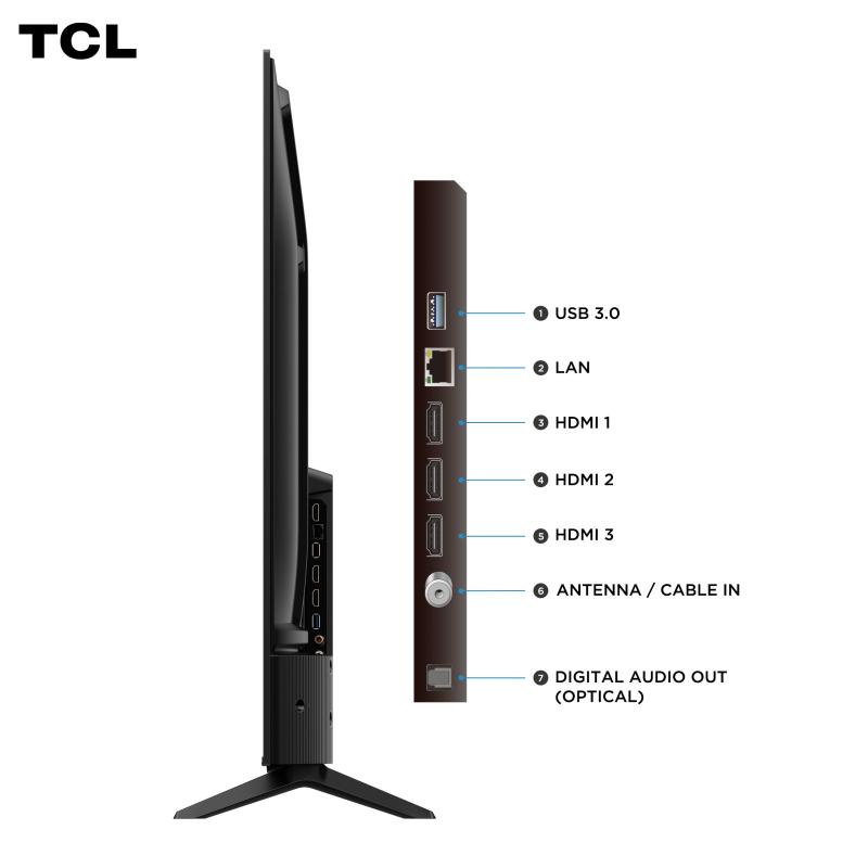 TCL SMART TV DE 55" UHD 4K GOOGLE TV V6C
