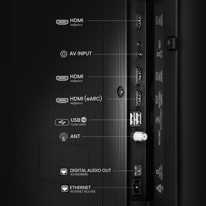 HISENSE SMART TV DE 65" UHD 4K CON DOLBY VISION A6NV