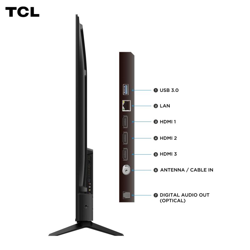 TCL SMART TV DE 65" UHD 4K GOOGLE TV V6C