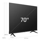HISENSE SMART TV DE 70" UHD 4K GOOGLE TV A68H