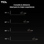 TCL SMART TV DE 75" UHD 4K GOOGLE TV V6C