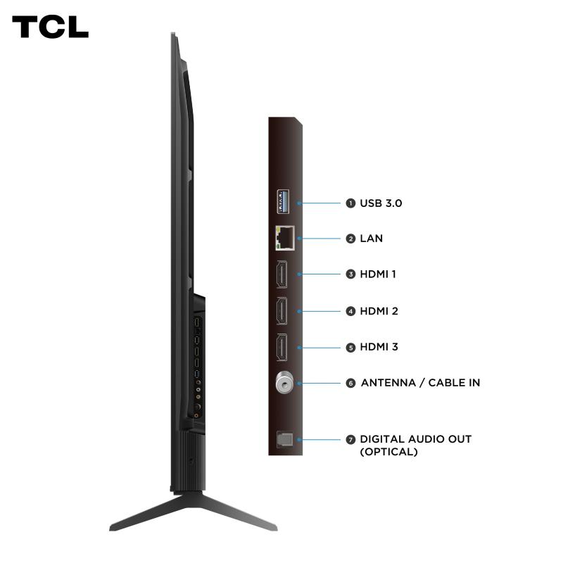 TCL SMART TV DE 75" UHD 4K GOOGLE TV V6C