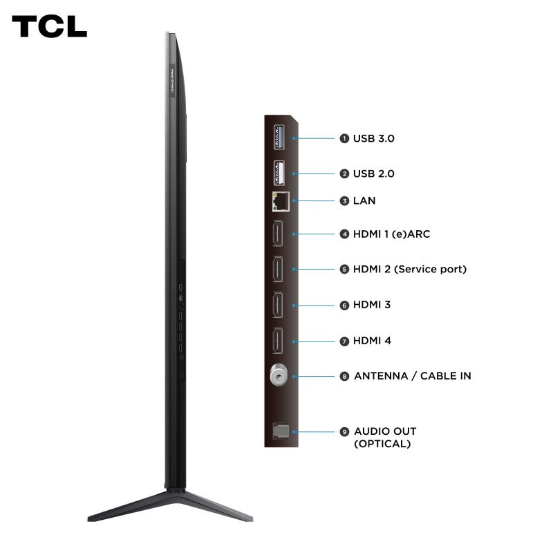 TCL SMART TV DE 85" QD-MINILED 4K 144HZ GOOGLE TV C6K