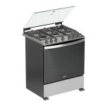 Whirlpool ESTUFA A GAS CON HORNO DE 30" CON 6 QUEMADORES FR5200D00