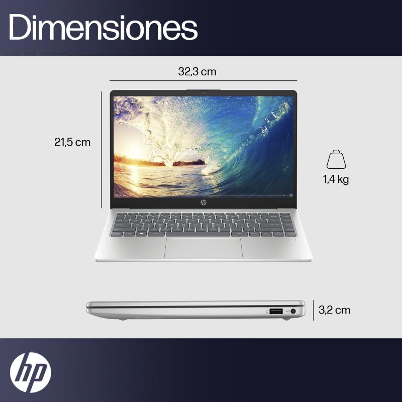HP LAPTOP DE 14" FHD INTEL CORE ULTRA 5 125HDE 512GB SSD 16GB RAM 14EP1000LA