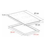 DRIJA ESTUFA ELECTRICA VITROCERAMICA DE 5 QUEMADORES ALEMANIA90