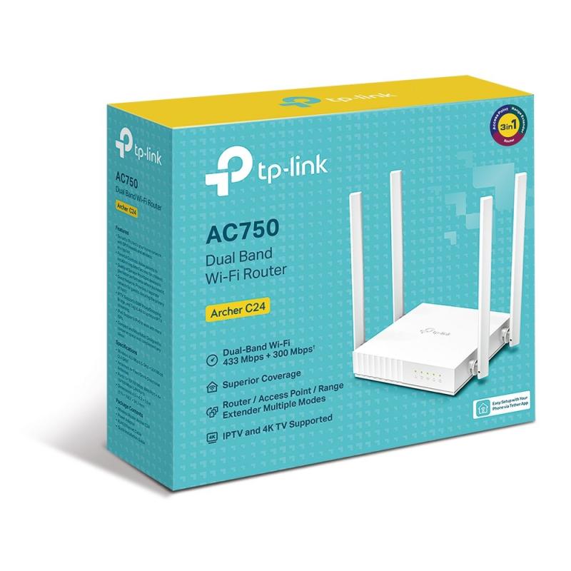 Tp-link Router wi-fi ac750 doble banda c24