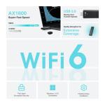 Tp-link Adaptador usb 3.0 wi-fi 6 1800 mbps tx20u
