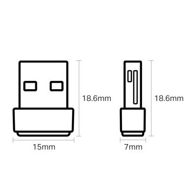 Tp-link Adaptador usb inalámbrico nano usb de doble banda ac600 t2u nano