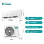 HISENSE AIRE ACONDICIONADO SPLIT DE 18000BTU INVERTER PREMIUM ATP182
