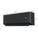 Hisense Aire acondicionado de 18000btu inverter hi-nano negro atr