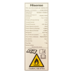 Hisense Aire acondicionado de 18000btu inverter hi-nano negro atr