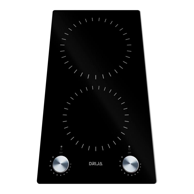 DRIJA ESTUFA EMPOTRABLE ELECTRICA DE 2 QUEMADORES BARI 30