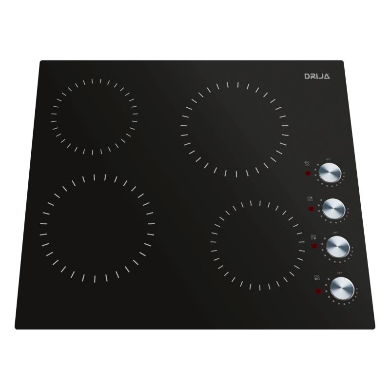 DRIJA ESTUFA ELECTRICA EMPOTRABLE DE 4 QUEMADORES BARI 60