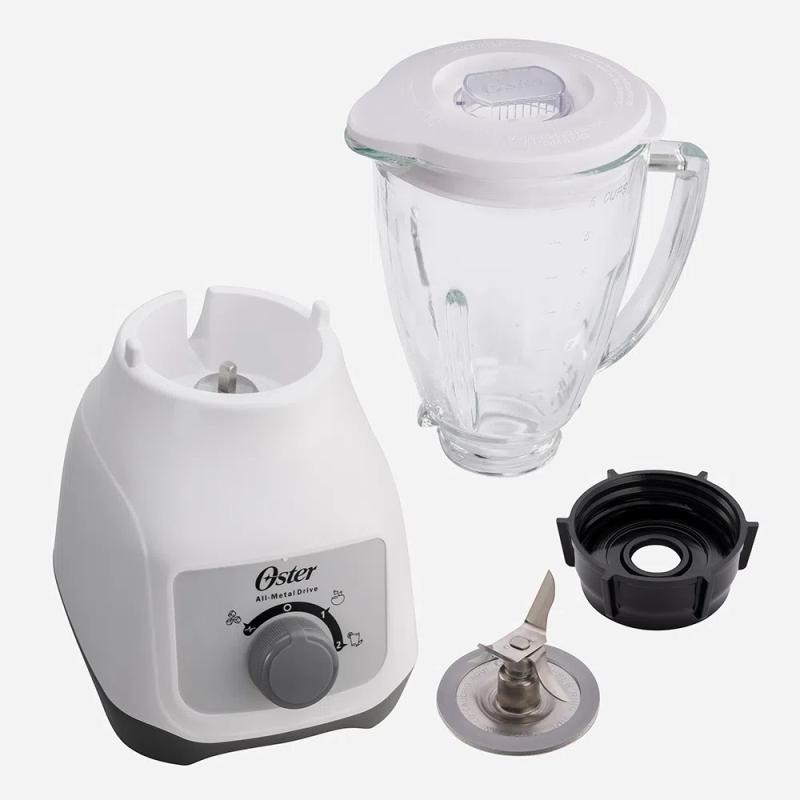 Oster Licuadora con vaso de vidrio con control de perilla blstkagwrd