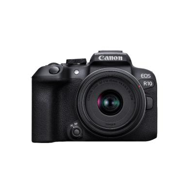 Canon Camara mirrorless eos r10 + lente rfs 18-45mm f/4.5-6.3 is stm kit