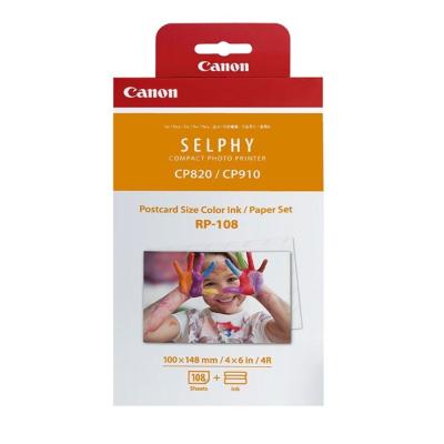 Canon Juego de tintas y papel fotografico para impresora selphy