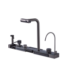 DRIJA FREGADOR EMPOTRABLE GRIFO DIGITAL INTEGRADO DOBLE CASCADA 84CM CAPRI