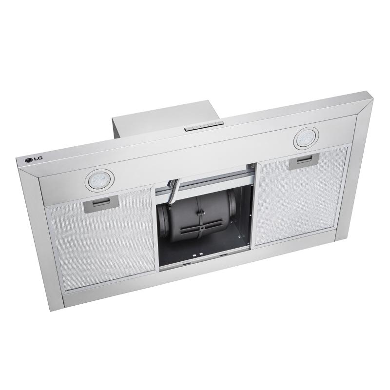 LG EXTRACTOR DE GRASA TIPO CAMPANA DE 90CM ACERO INOXIDABLE HCEZ3605