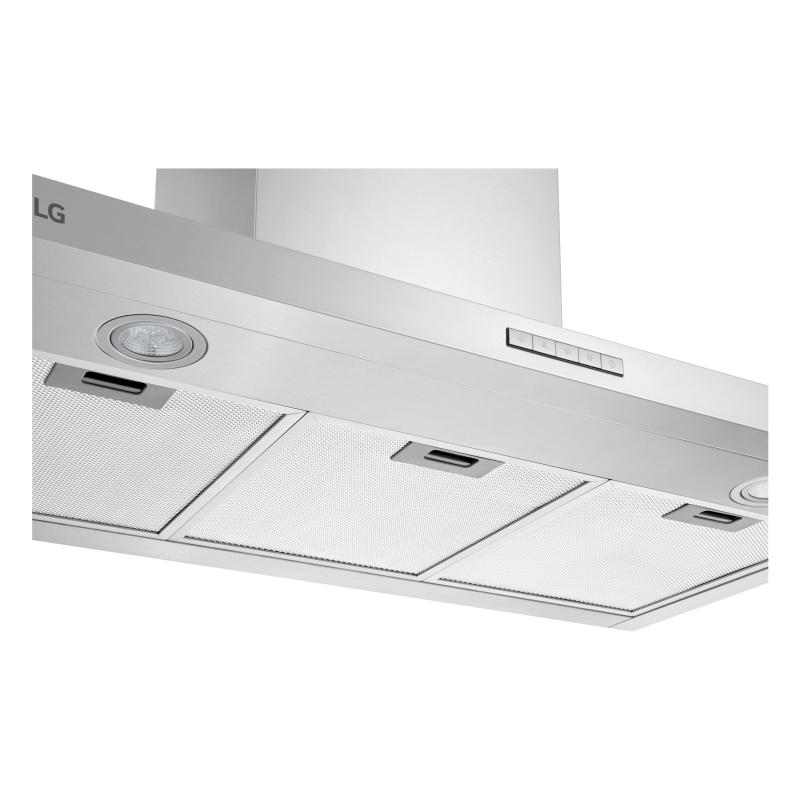 LG EXTRACTOR DE GRASA TIPO CAMPANA DE 90CM ACERO INOXIDABLE HCEZ3605