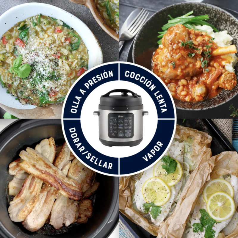 OSTER MULTIOLLA TURBO DE 5.7L 14 FUNCIONES PREDETERMINADAS CKSTPCECT57