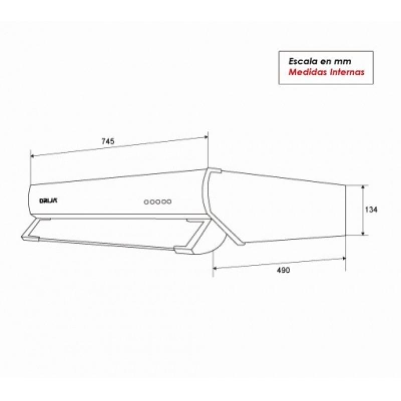 DRIJA EXTRACTOR DE GRASA COMPACTA 76 NEGRA
