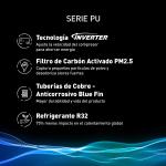 PANASONIC AIRE ACONDICIONADO DE 34133BTU INVERTER GAS R32 PU36AKV