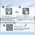 PANASONIC AIRE ACONDICIONADO DE 24055BTU INVERTER GAS R32 YU24AKV