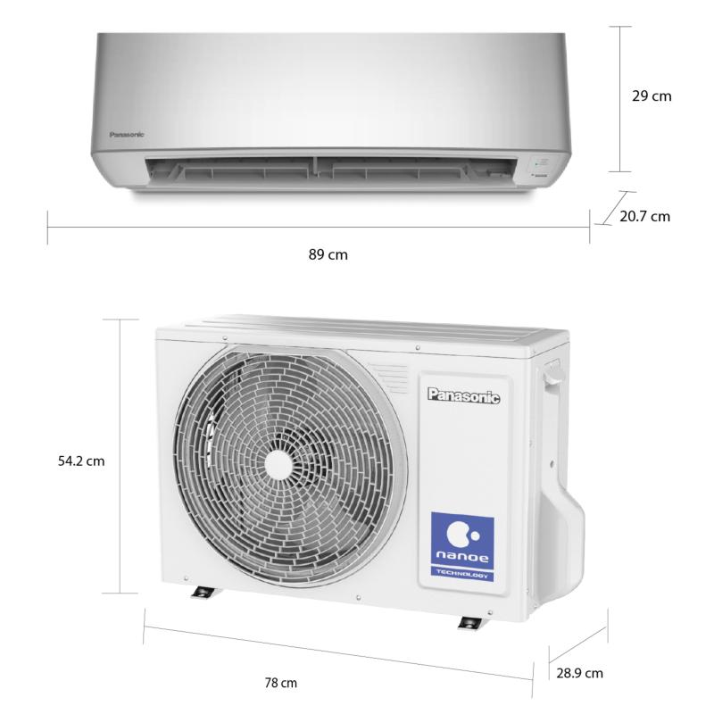 PANASONIC AIRE ACONDICIONADO INVERTER SERIE S DE 13600BTU CSCUS12