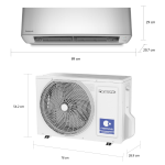 Panasonic Aire acondicionado inverter serie s de 13600btu cscus12
