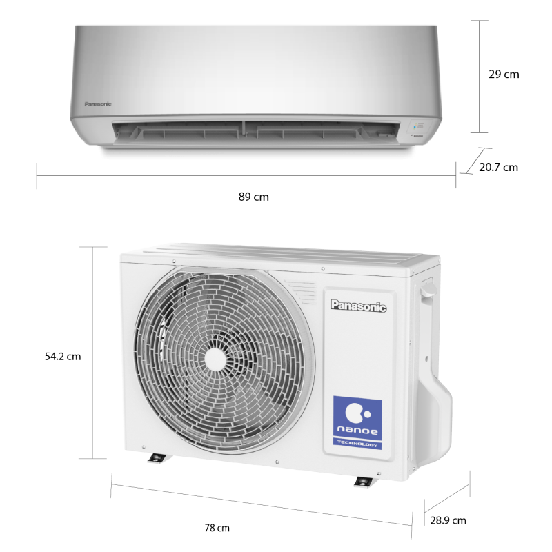 Panasonic Aire acondicionado inverter serie s de 13600btu cscus12