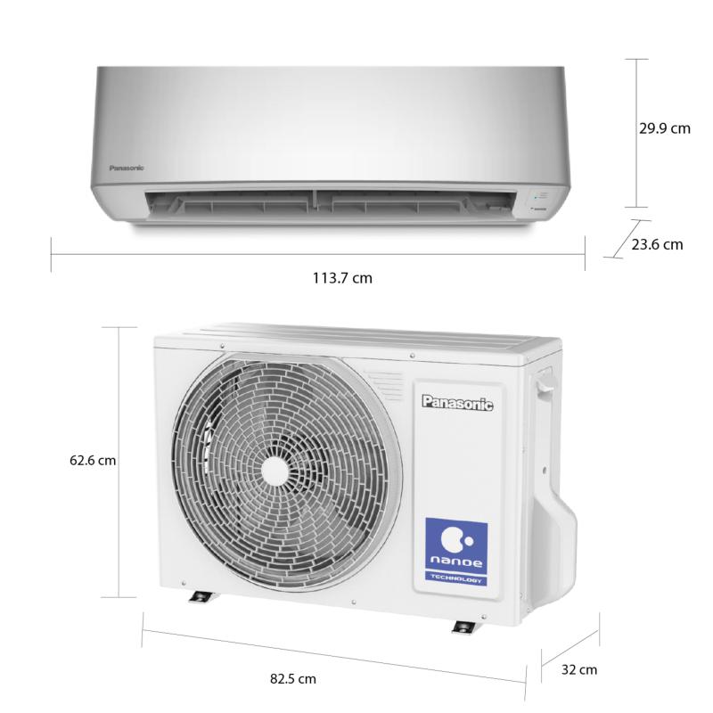 PANASONIC AIRE ACONDICIONADO INVERTER SERIE S DE 25200BTU CSCUS24