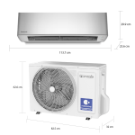 Panasonic Aire acondicionado inverter serie s de 25200btu cscus24