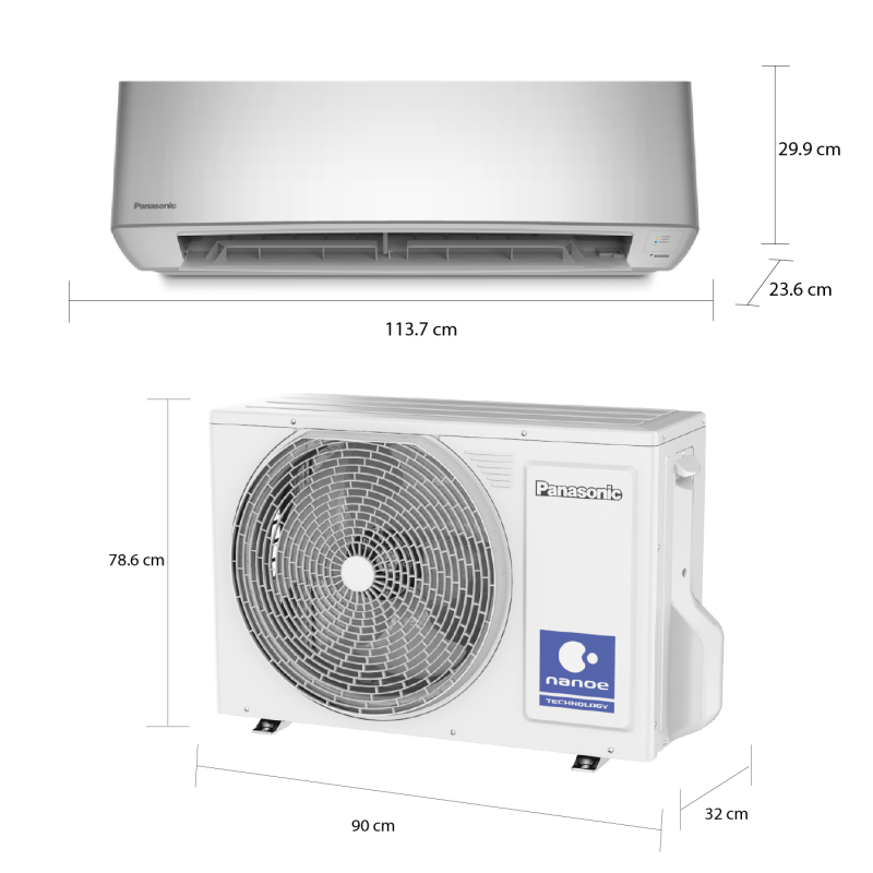 Panasonic Aire acondicionado inverter serie s de 26600btu cscus28