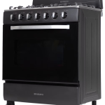 Nisato Estufa con horno 30" 6 quemadores negro hierro fundido ne7630