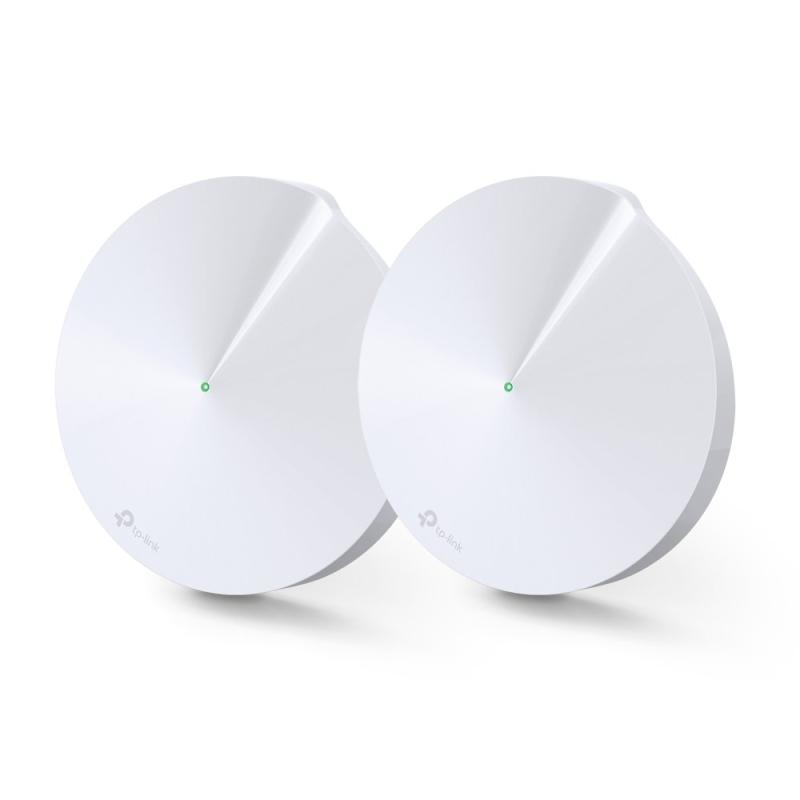 Tp-link Paquete de 2 router red de malla de wi-fi whole home mesh ac1300 deco m5