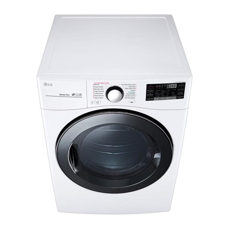 LG SECADORA CARGA FRONTAL CON SENSOR DE SECADO SENSOR DRY Y CONECTIVIDAD THINQ 22 KG - BLANCO