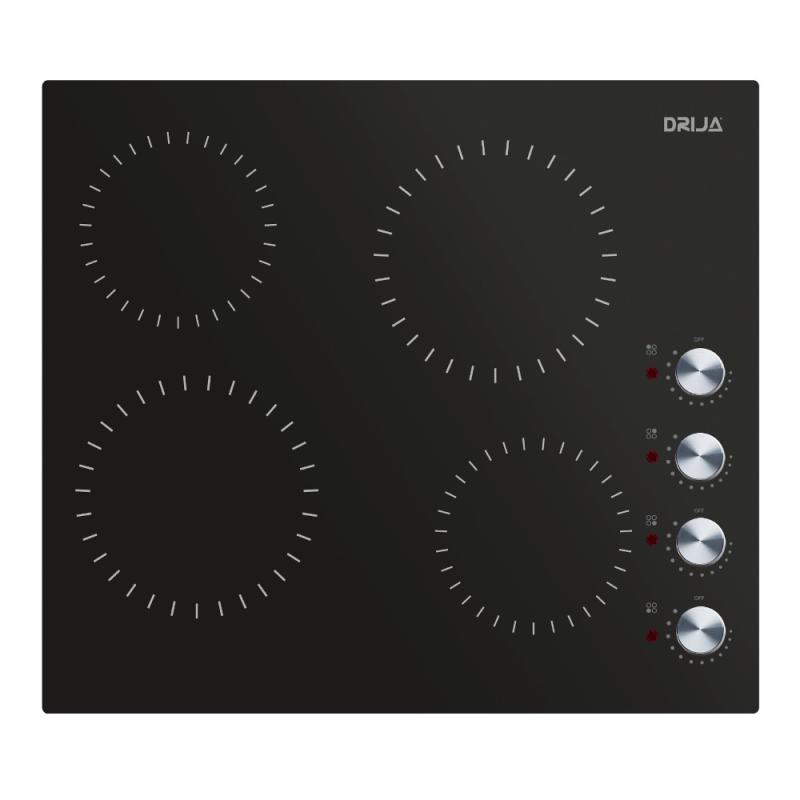 DRIJA ESTUFA ELECTRICA EMPOTRABLE DE 4 QUEMADORES BARI 60