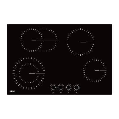 DRIJA ESTUFA EMPOTRABLE ELECTRICA DE 76CM 4 QUEMADORES BARI