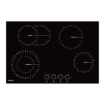 DRIJA ESTUFA EMPOTRABLE ELECTRICA DE 76CM 4 QUEMADORES BARI