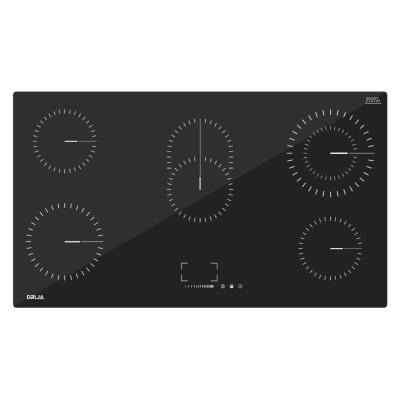 DRIJA ESTUFA EMPOTRABLE ELECTRICA DE 90CM 5 QUEMADORES CONTROL TACTIL BERLIN
