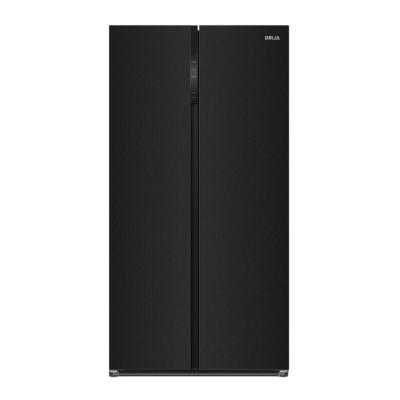 DRIJA REFRIGERADOR SIDE BY SIDE DE 23CUFT INVERTER DISEÃ‘O VIDRIO NEGRO