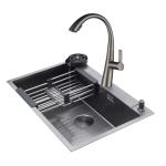 DRIJA FREGADOR EMPOTRABLE DE 84.3CM ACABADO EN ACERO BOLONIA