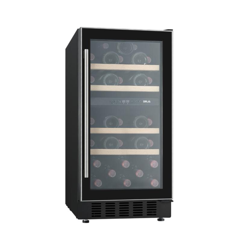DRIJA VINERA EMPOTRABLE PARA 31 BOTELLAS DE 2 CAMARAS INDEPENDIENTES CHIARETTO