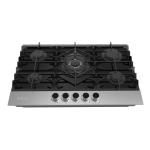 DRIJA ESTUFA EMPOTRABLE A GAS DE 5 QUEMADORES FERRARA 76