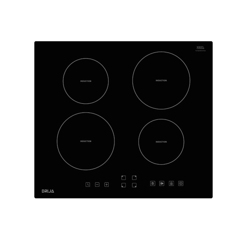 DRIJA ESTUFA DE INDUCCION VITROCERAMICA DE 4 QUEMADORES GERMANY60