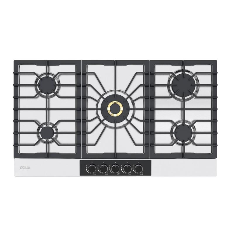 DRIJA ESTUFA EMPOTRABLE A GAS DE 87CM 5 QUEMADORES LAZIO