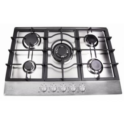 DRIJA ESTUFA EMPOTRABLE DE 5 QUEMADORES MILAN 76