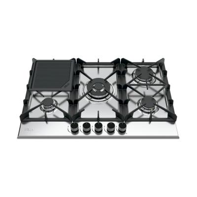 DRIJA ESTUFA EMPOTRABLE DE 76CM A GAS 5 QUEMADORES MILAN76